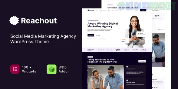 Reachout - Social Media Marketing Agency WordPress Theme 8.0