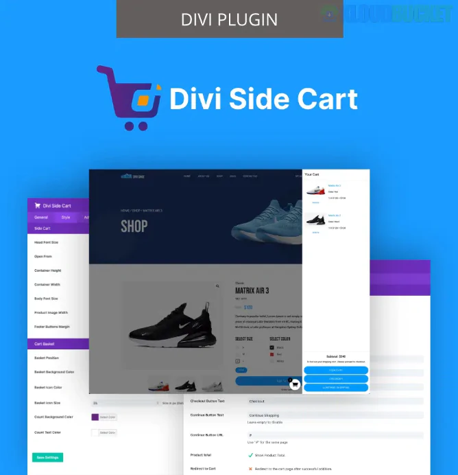 Divi Side Cart