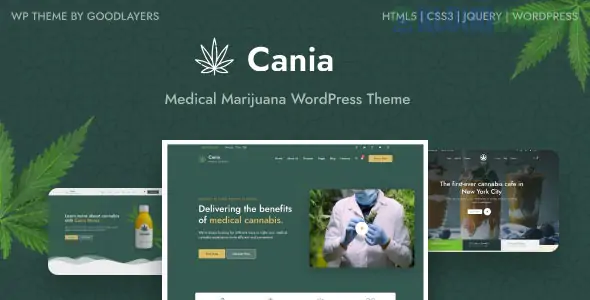 Cania - Marijuana Medical WordPress Theme 1.0.2