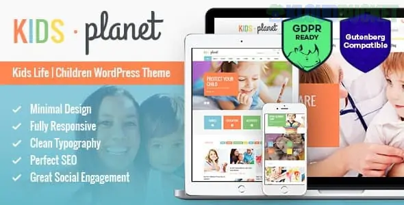Kids Planet - A Multipurpose Children WordPress Theme for Kindergarten and Playgroup 2.2.14.2