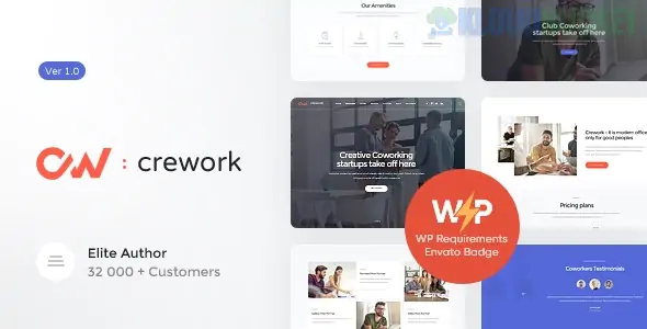 Crework Theme | Coworking and Creative Space WordPress Theme 1.1.11