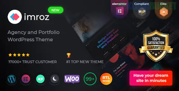 Imroz Theme | Agency & Portfolio Theme 1.6.2