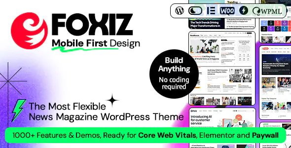 Foxiz | WordPress Newspaper News and Magazine 2.5.7