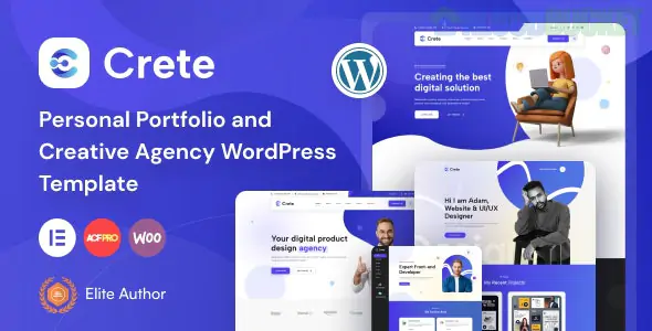 Crete - Personal Portfolio and Creative Agency WordPress Theme 1.5.3