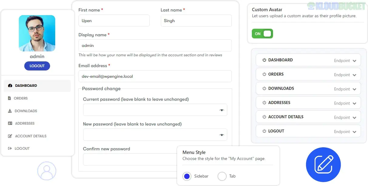 WooCommerce Custom My Account Page By WbcomDesigns 1.4.0