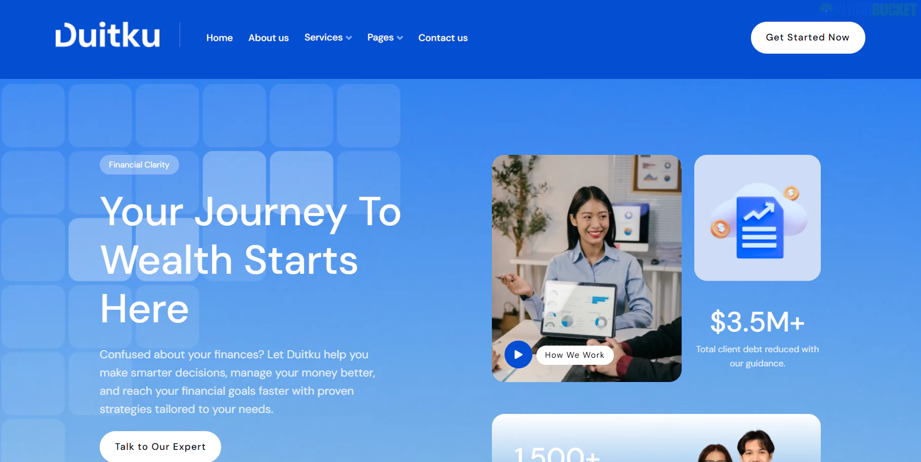 Duitku - Finance Consulting Service Elementor Template Kit 1.0.1