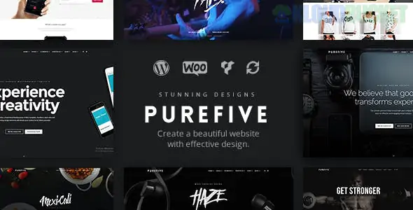 Purefive - Multipurpose, Multiconcept WordPress Theme 1.0.5