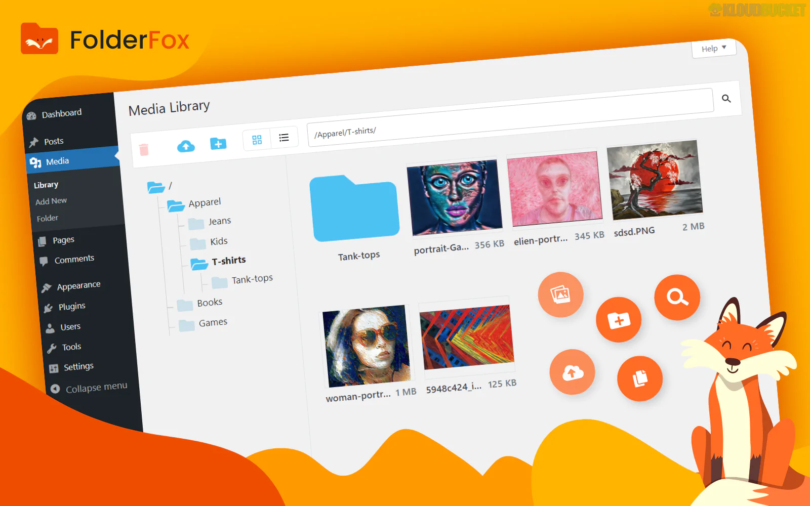 Folder Fox - Media Folders And Search For Wordpress WordPress Plugin 0.1
