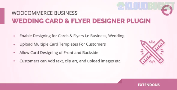 WooCommerce Business, Wedding Card & Flyer Designer Plugin 1.0.6