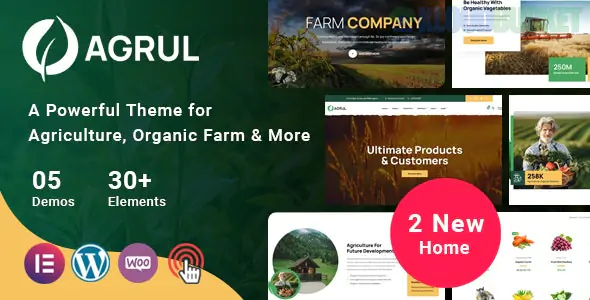 Agrul - Agriculture WordPress Theme 1.4.0