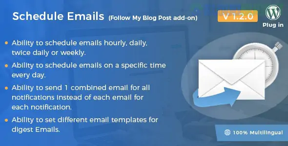 Schedule Emails - Follow My Blog Post add-on 1.2.5