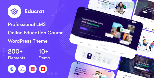 Educrat Theme | Online Course Education WordPress Theme 1.0.26