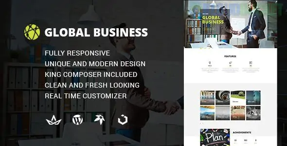 GB - Multipurpose Global Business, Corporate, Portfolio WordPress Theme 1.0.0