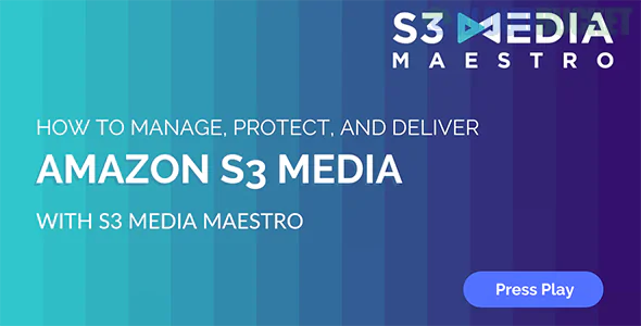 S3 Media Maestro - Amazon S3 WordPress Plugin 5.0.0