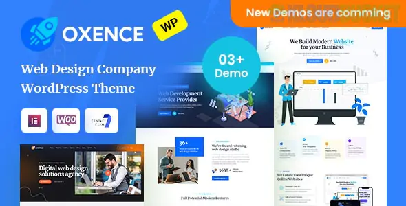 Oxence - Web Design Agency Elementor WordPress Theme 1.3.2