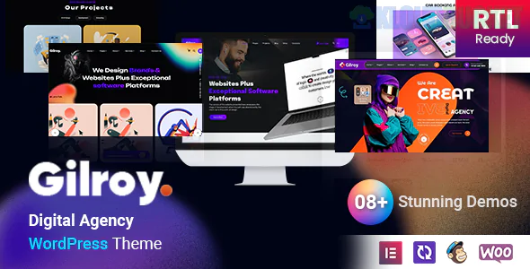 Gilory - Digital Agency WordPress Theme 1.0.5