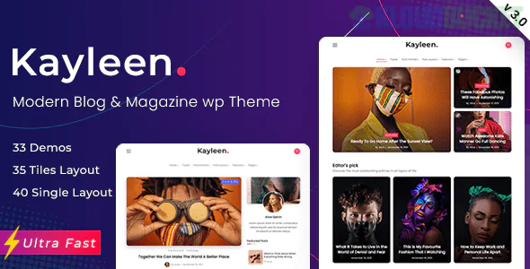 Kayleen | Blog & Magazine WordPress Theme 3.0.2