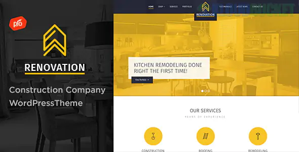 Renovation Theme | Construction Company Theme 4.5