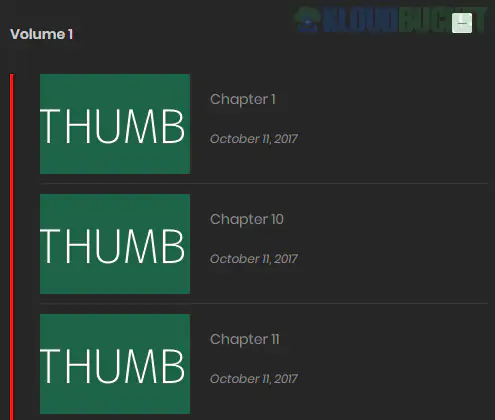 WP Manga Chapter Thumbnail 1.0.2