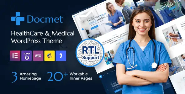 Docmet - HealthCare and Medical WordPress Theme 1.8