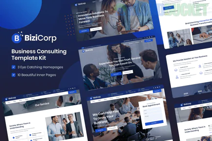 BiziCorp - Business Consulting Elementor Template Kit 1.1.0