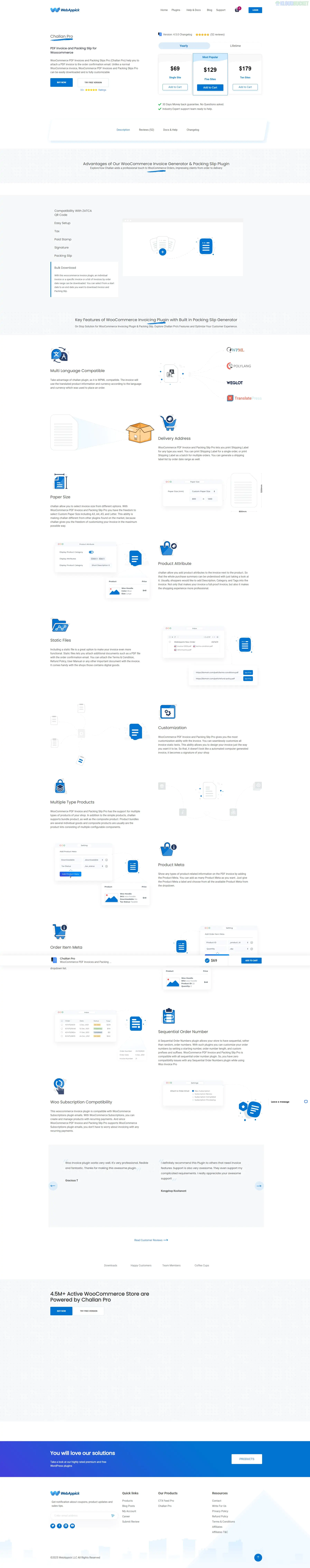 Challan Pro - PDF invoice and Packing Slip for Woocommerce 4.5.0