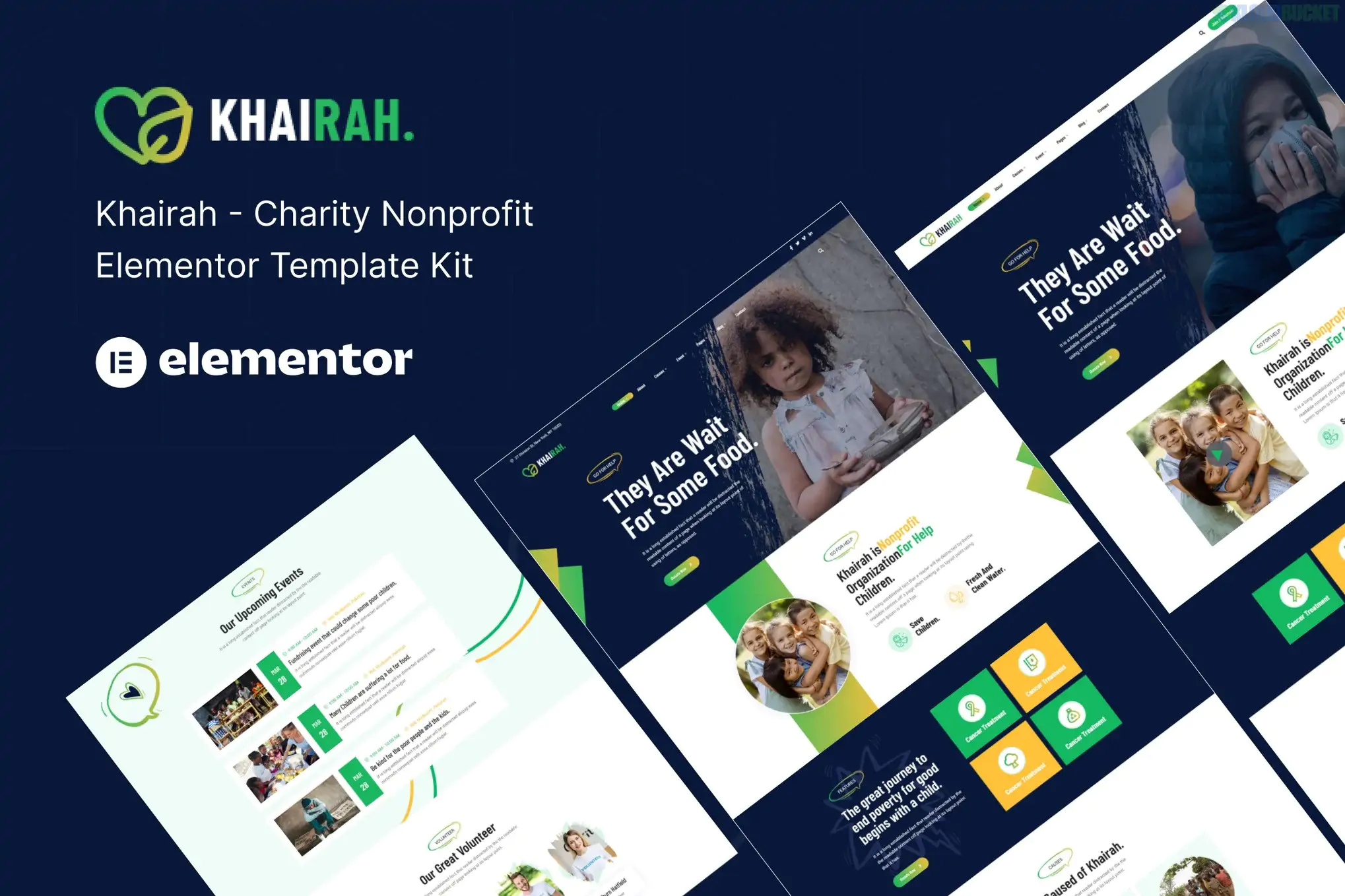 Khairah - NonProfit Charity Elementor Template Kit 1.1.1