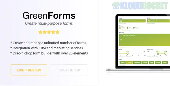 Green Forms - WordPress Form Builder 1.55