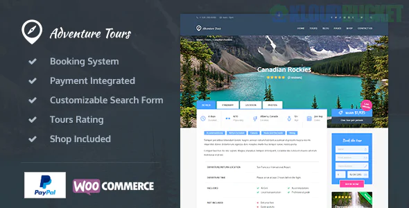 Adventure Tours | WordPress Tour/Travel Theme 5.2.1