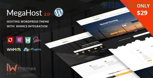 MegaHost - Hosting WordPress theme with WHMCS 2.4