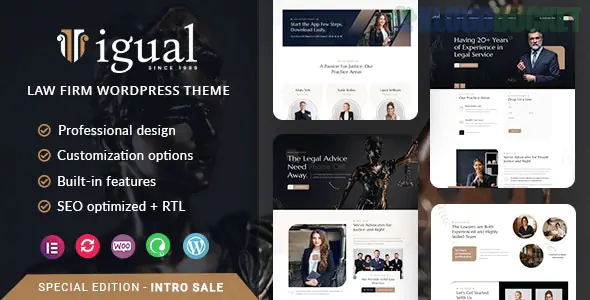 Igual - Law Firm WordPress Theme 1.0.6