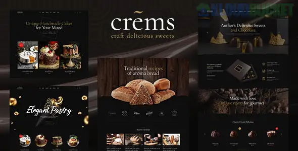 Crems - Bakery, Chocolate Sweets & Pastry WordPress Theme 1.0.2