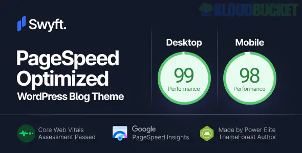 Swyft Theme | PageSpeed Optimized WordPress Blog Theme 1.0.2