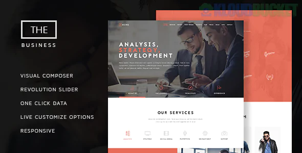 The Business - Powerful One Page Biz WP Theme 1.6.1