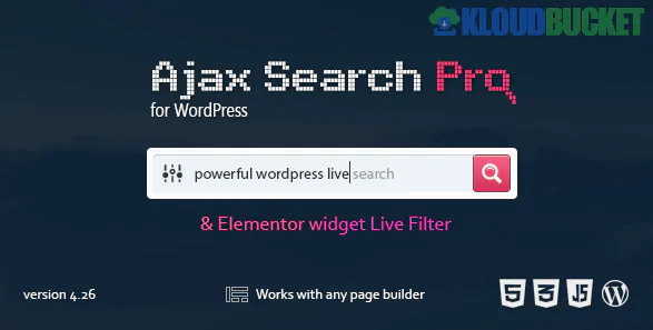 Ajax Search Pro Live WordPress Search & Filter Plugin 4.26.16