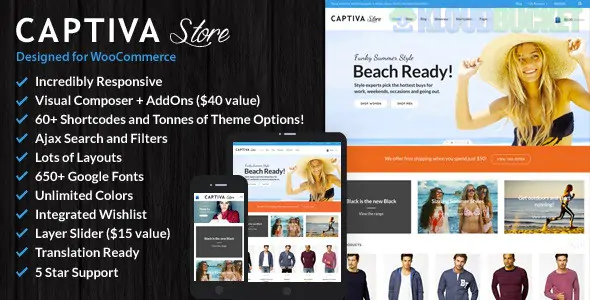 Captiva - Responsive WordPress WooCommerce Theme2.5