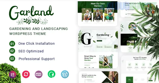 Garland - Gardening and Landscaping WordPress Theme
