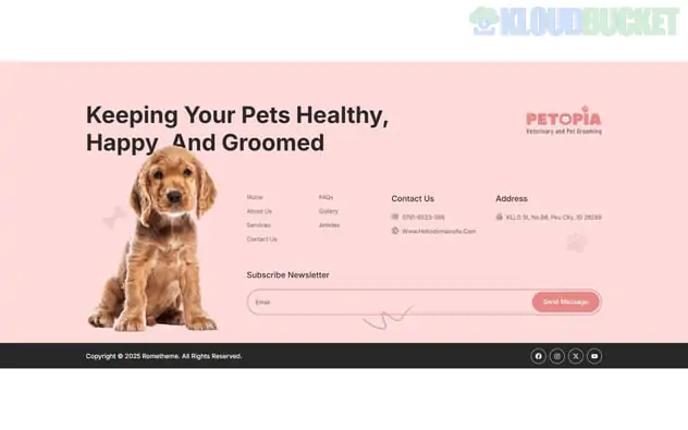 Petopio - Pet Grooming & Vetenary Elementor Template Kit 1.0.1