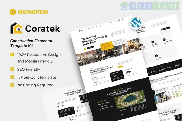 Coratek - Construction Elementor Template Kit 1.1.0