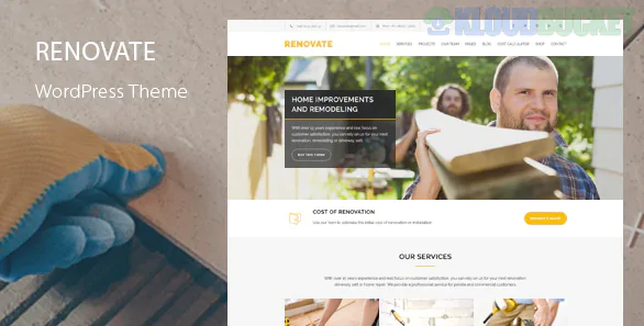Renovate - Construction Renovation WordPress Theme 7.7