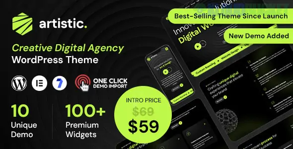 Artistic - Digital Marketing Agency WordPress Theme 1.0.10