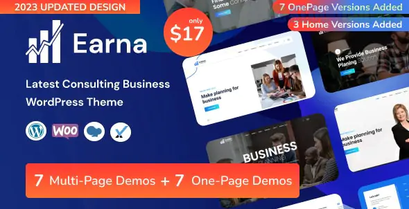 Earna - Consulting Business WordPress Theme 1.1.2