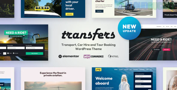 Transfers Theme | Transport and Car Hire WordPress Theme 2.01