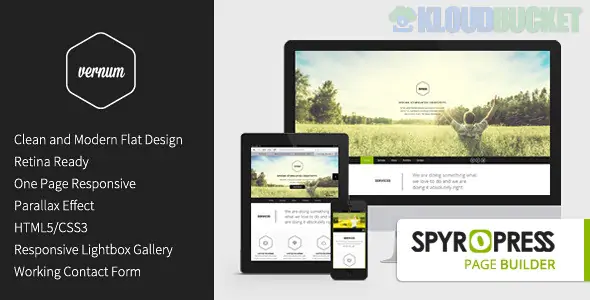 Vernum - Responsive OnePage Parallax WordPress Theme 3.0