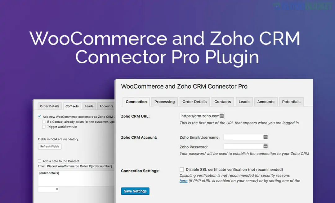 WooCommerce and Zoho CRM Connector Pro 2.1.14