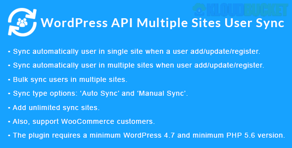 WordPress API Multiple Sites User Sync 1.7.0