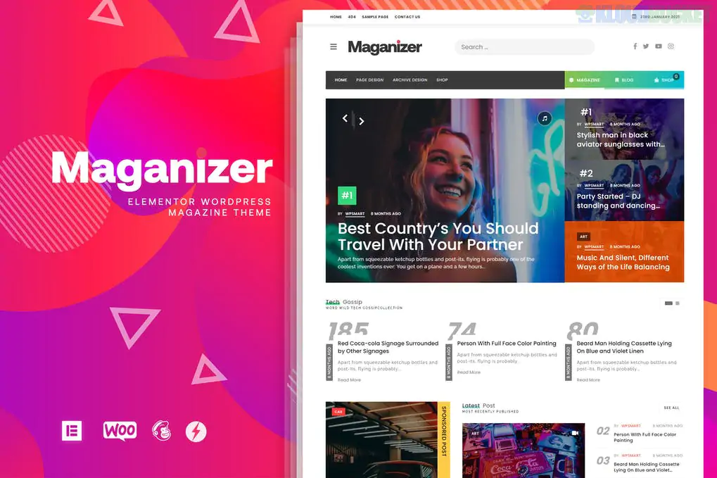 Maganizer - Modern Magazine WordPress Theme 1.2.2