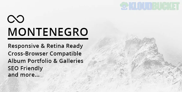 Montenegro - Minimal Photography WordPress Theme 1.01