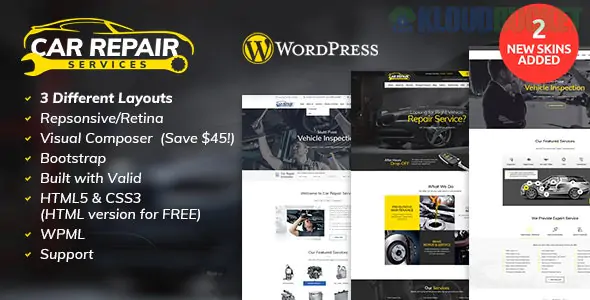 Car Repair Services & Auto Mechanic WordPress Theme 5.4