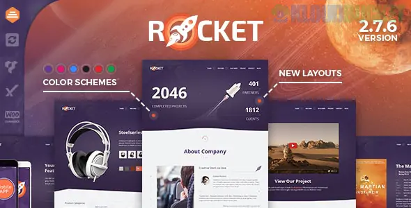 Rocket - Creative Multipurpose WordPress Theme 2.9.3